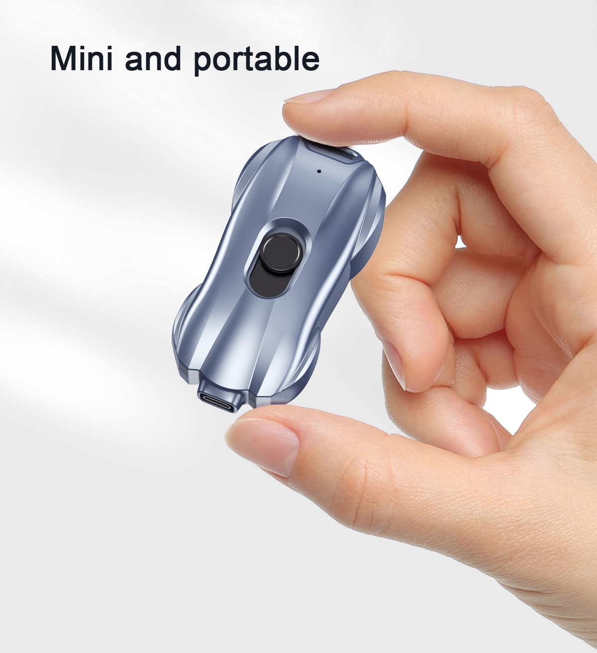 Mini Pocket Keychain Portable Charger 1500mah