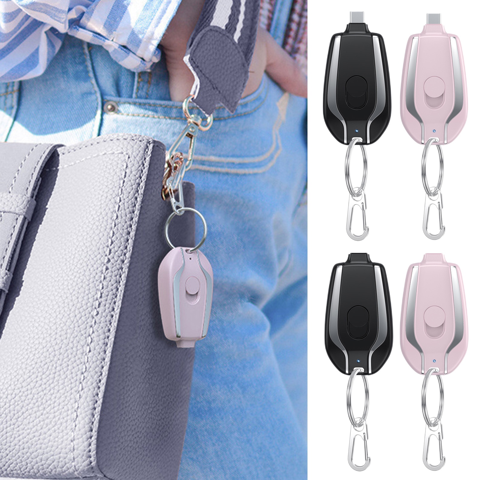 Mini Pocket Keychain Portable Charger 1500mah Mini Pocket Keychain Portable Charger 1500mah