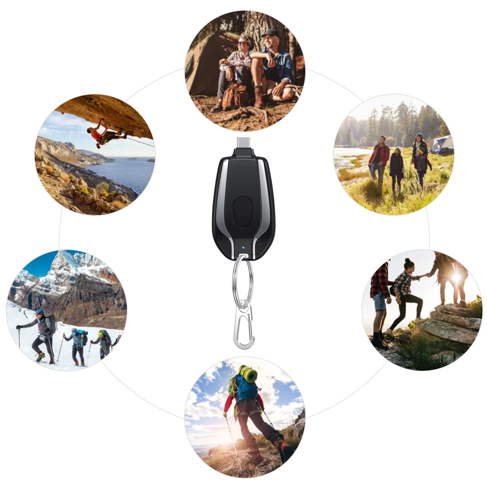 Mini Pocket Keychain Portable Charger 1500mah Mini Pocket Keychain Portable Charger 1500mah
