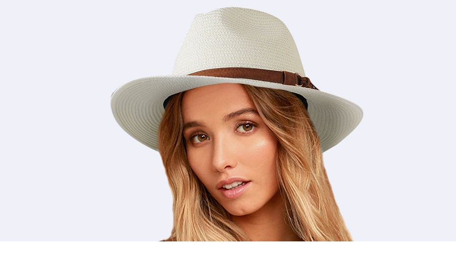 Panama Hat Summer Sun Hats for Women and Man
