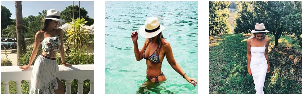 Panama Hat Summer Sun Hats for Women and Man