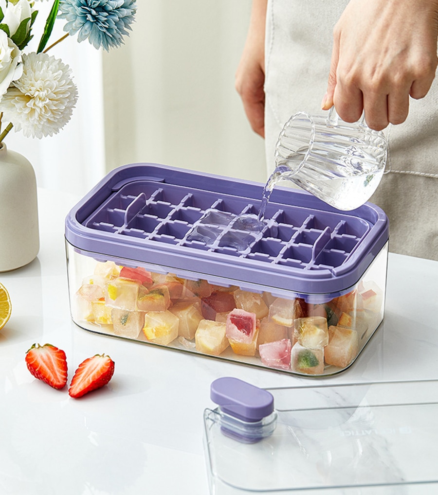 One-button Ice Mold Box One-button Ice Mold Box